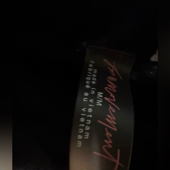 NWOT Free People FP Movement Final Call Buti Logo Hoodie - black white - M *IR* - Picture 12 of 12